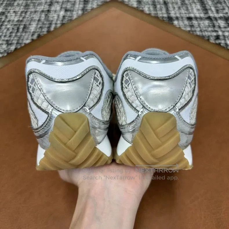 Bottega Veneta Bottega Veneta Orbit gray silver sneakers. Size US 10 / EU 43 - 2 Thumbnail