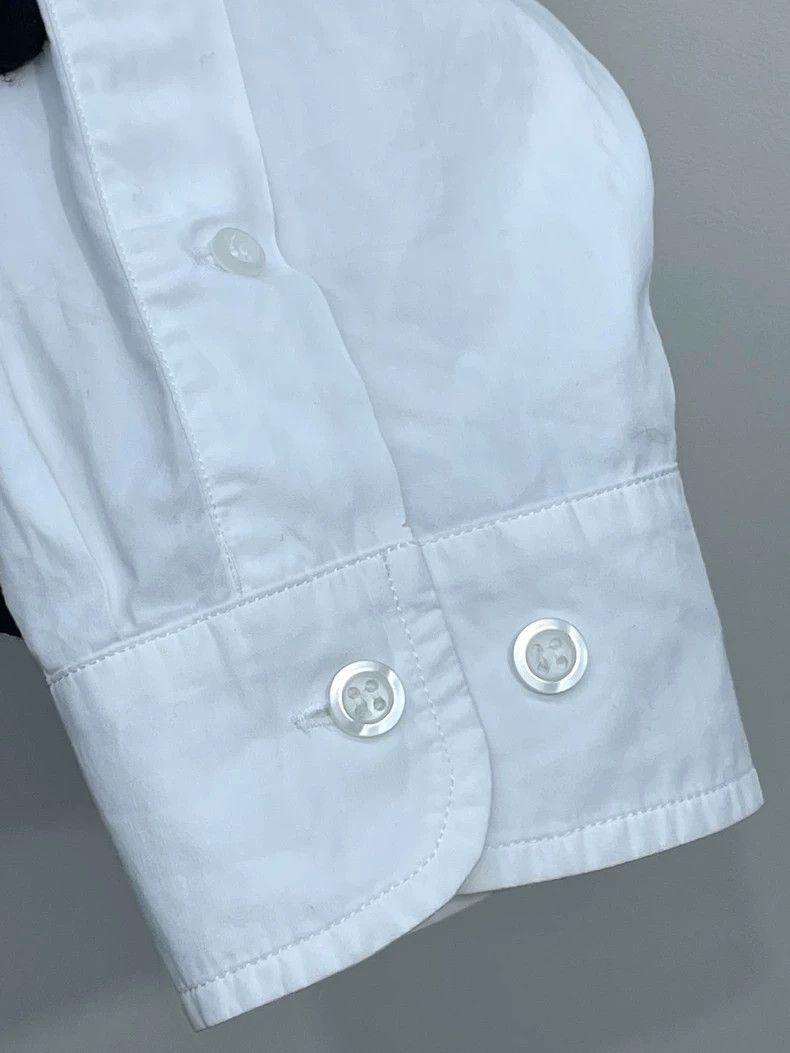 Prada Miu Miu White Embroidered Long Sleeve Shirt-2506 Size M / US 6-8 / IT 42-44 - 8 Thumbnail