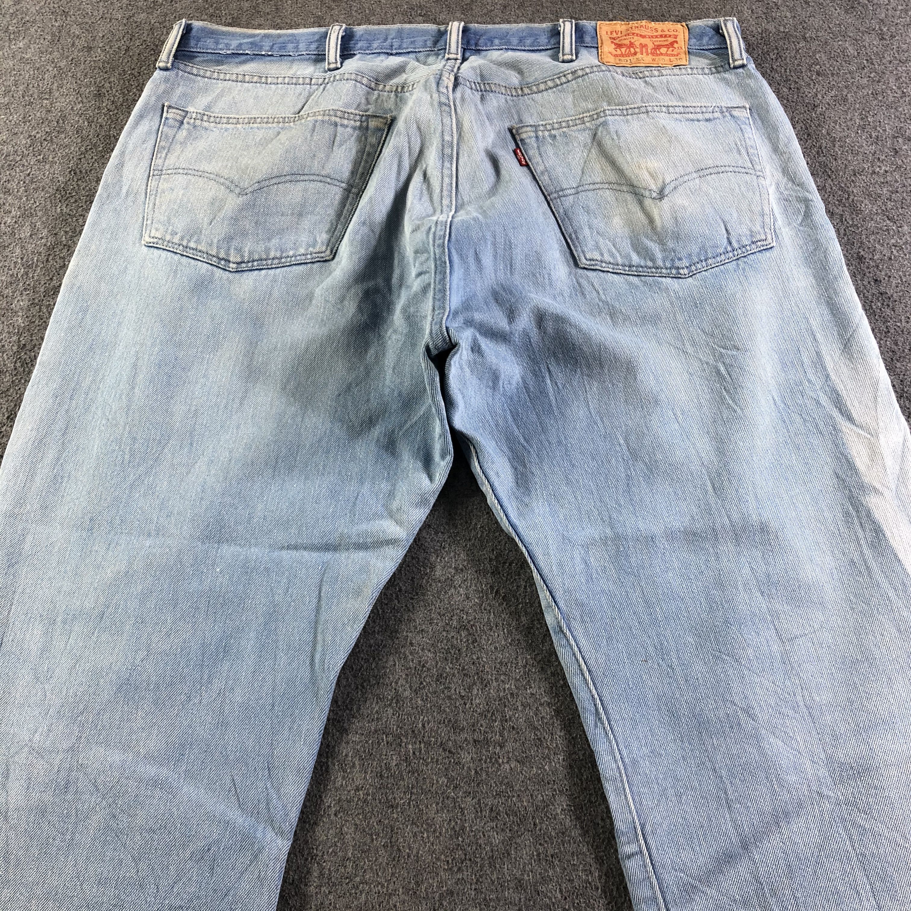 Levi's Vintage Blue Wash Levis 501 Jeans-J4400 Size US 40 / EU 56 - 4 Thumbnail