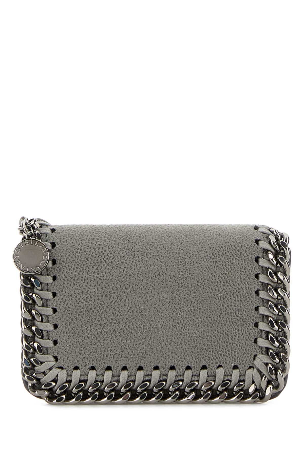 Stella McCartney Dark Grey Shaggy Deer Falabella Coin Purse Size ONE SIZE - 1 Thumbnail
