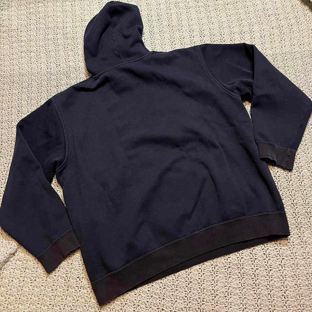 Nike Vintage Nike black hoodie with a swoosh at the chest XL Size XL / US 12-14 / IT 48-50 - 2 Thumbnail