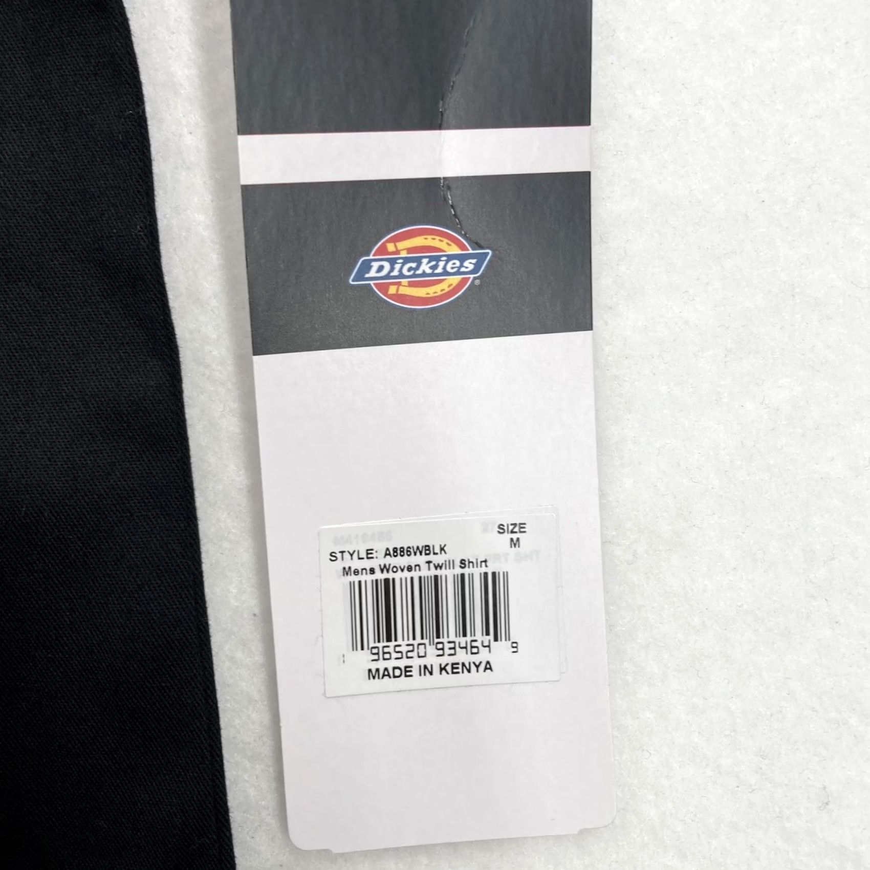 Dickies Dickies Shirt Mens Medium Black Twill Short Sleeve Button Workwear Pockets NWT Size US M / EU 48-50 / 2 - 3 Thumbnail