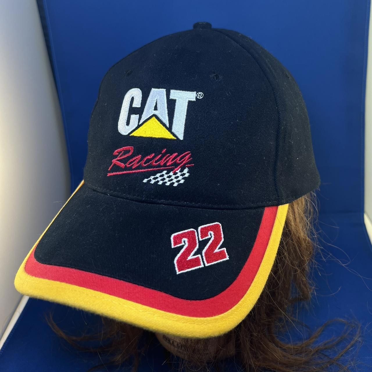Caterpillar CAT Racing Hat - Ward Burton #22 NASCAR Cap Size ONE SIZE - 2 Thumbnail