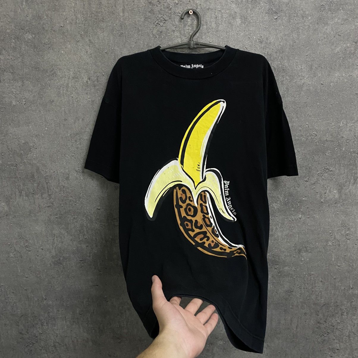 Palm Angels Palm Angels T-Shirt Banana Big Logo Size US L / EU 52-54 / 3 - 3 Thumbnail