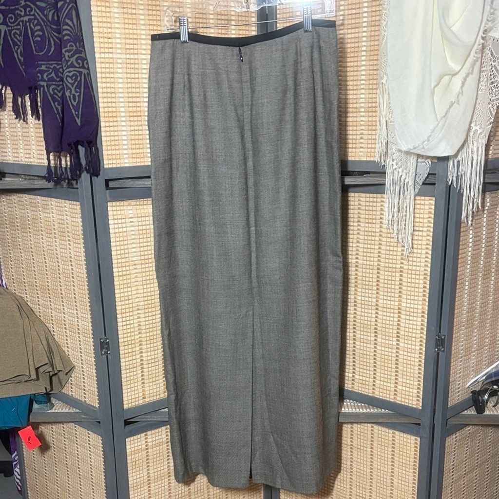 J.Crew J. Crew Greige Women's Maxi Skirt 12 TALL Size 34" / US 12 / IT 48 - 2 Thumbnail