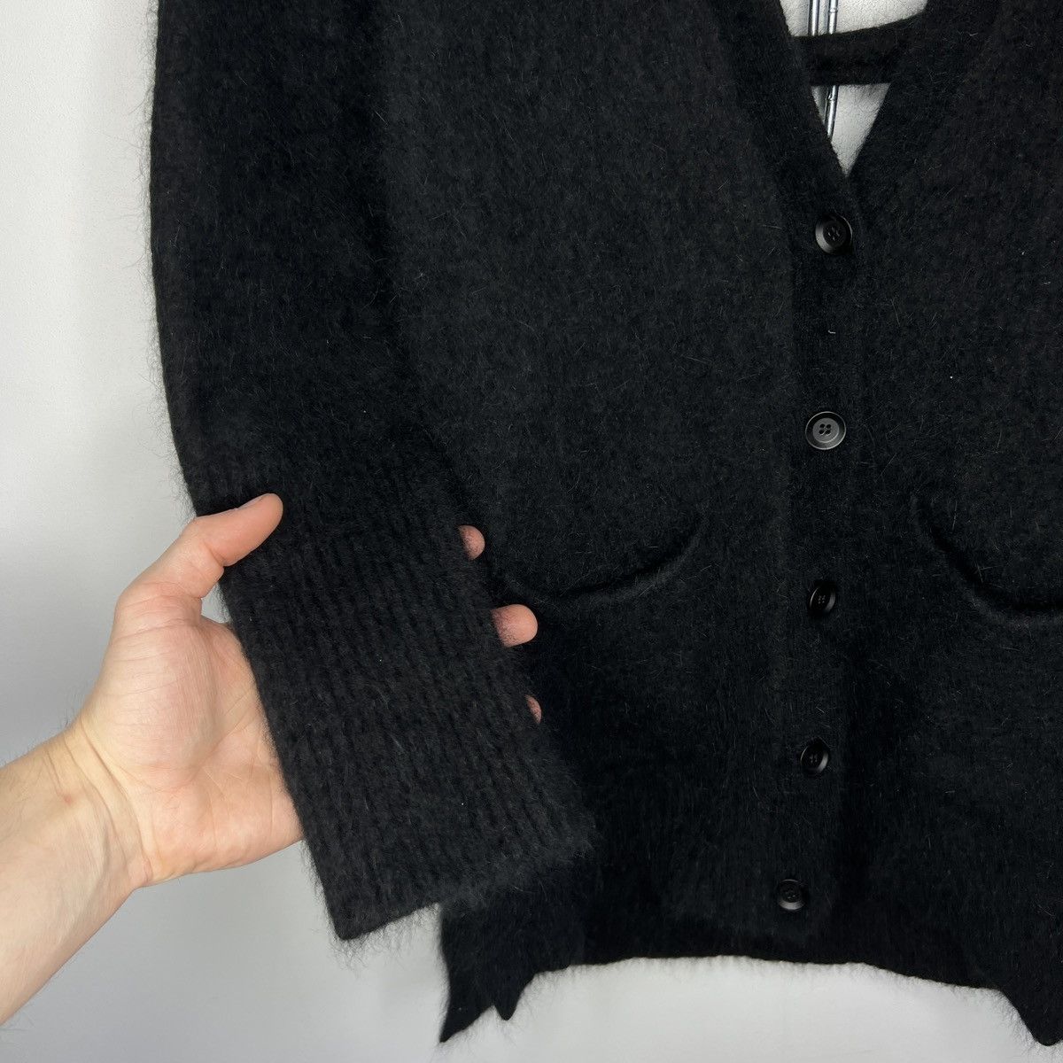 Diesel 🔥LASTDROP🔥Diesel Angora Mesh Distressed Web Knitted Cardigan Size S / US 4 / IT 40 - 6 Thumbnail