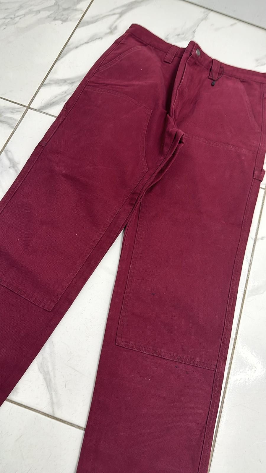 Stussy × Vintage Stussy Sample Doublee Knee Wine Size 32 Size US 32 / EU 48 - 4 Thumbnail