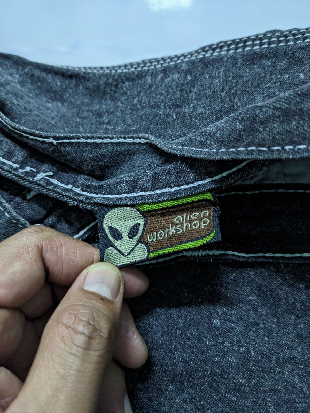 Alien Workshop Vtg Alien Workshop Baggy Denim Size US 34 / EU 50 - 10 Thumbnail