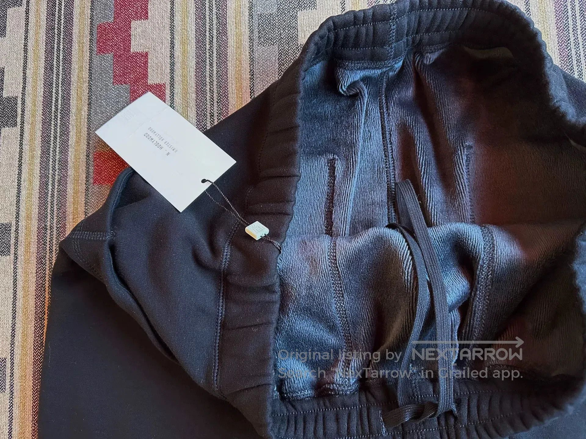 N.Hoolywood n.hoolywood black track pants for men. Size US 40 / EU 56 - 6 Thumbnail