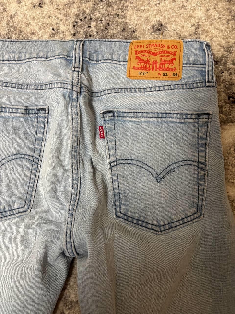Levi's Vintage Levi's 510 jeans in light blue, W31 L 34 Size US 31 - 6 Thumbnail