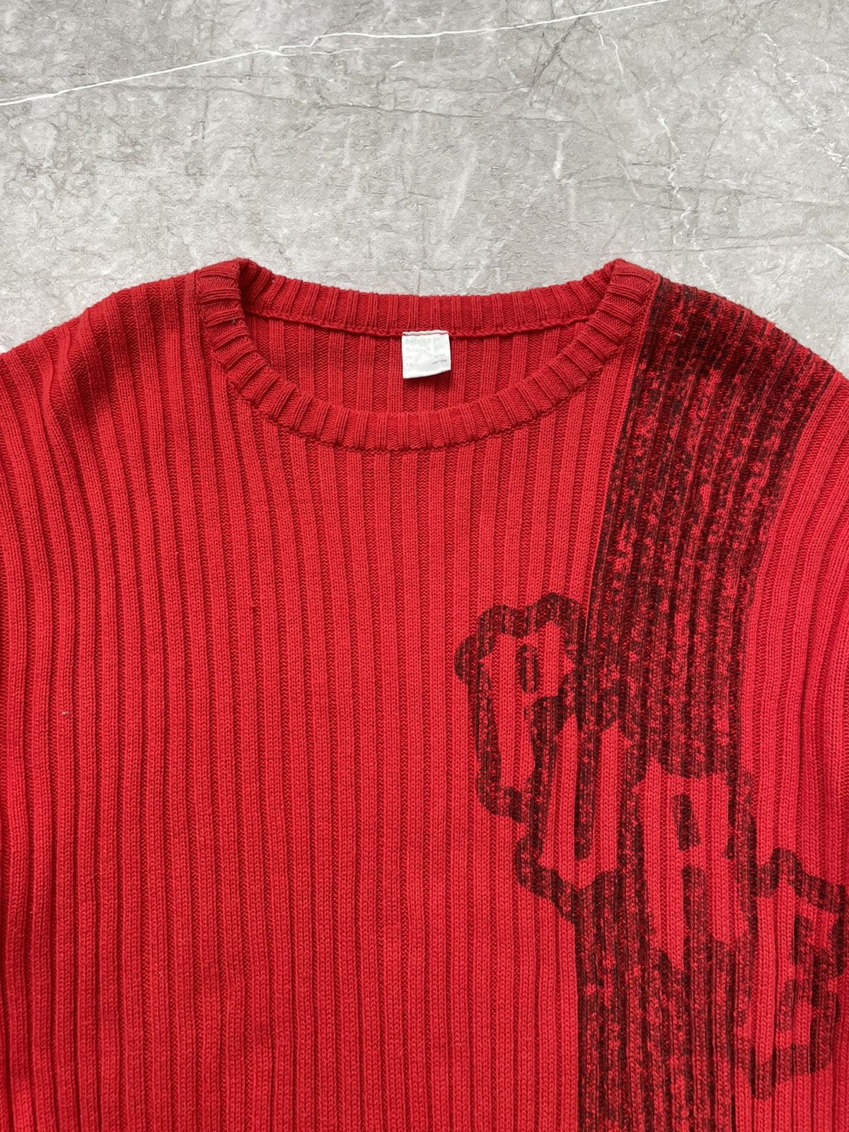 Designer × Diesel × Vintage Vintage Avant-garde DIESEL Archival Y2K Sweater Size US L / EU 52-54 / 3 - 5 Thumbnail