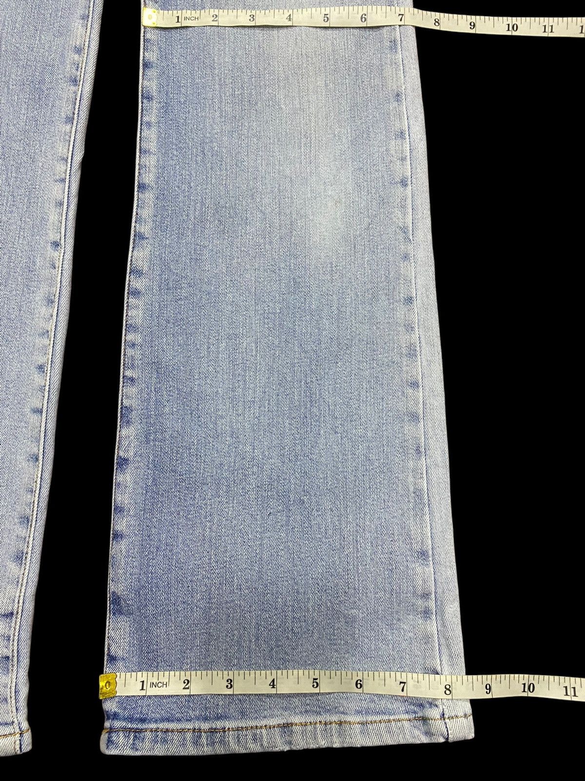 Japanese Brand Vintage Japanese Brand Blue Wash Bootcut Jeans Size 29" - 11 Thumbnail