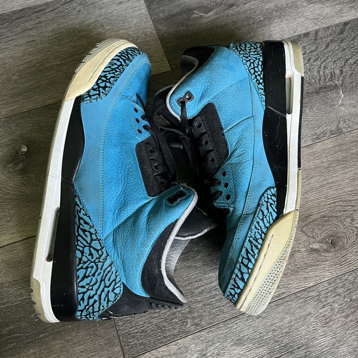 Jordan Brand Air Jordan 3 Retro Powder Blue Mens Shoes 136064-406 Size 13 Size US 13 / EU 46 - 3 Thumbnail