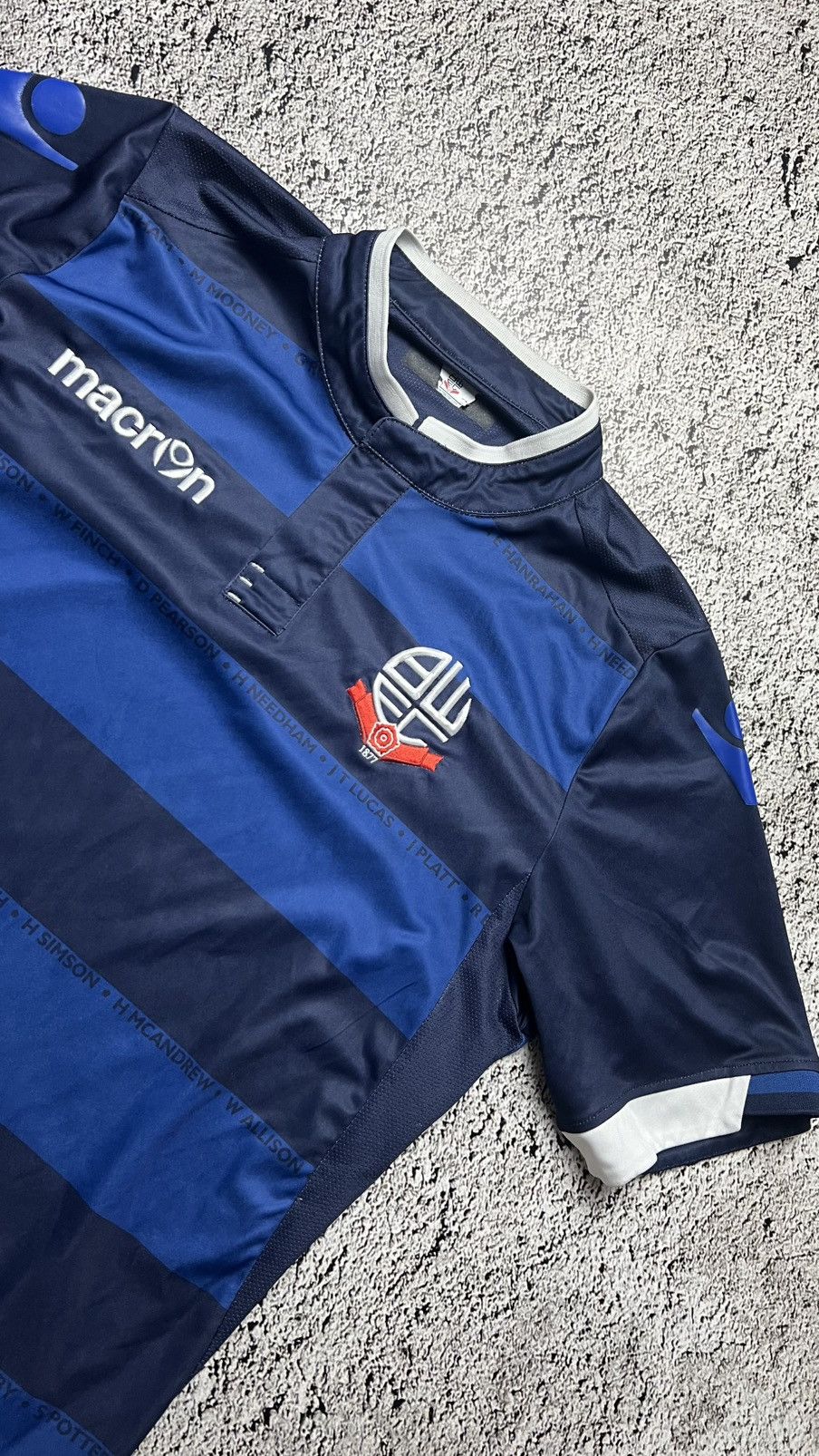 Macron LIMITED EDITION‼️Bolton Wanderers macron jersey third kit Size US L / EU 52-54 / 3 - 2 Thumbnail