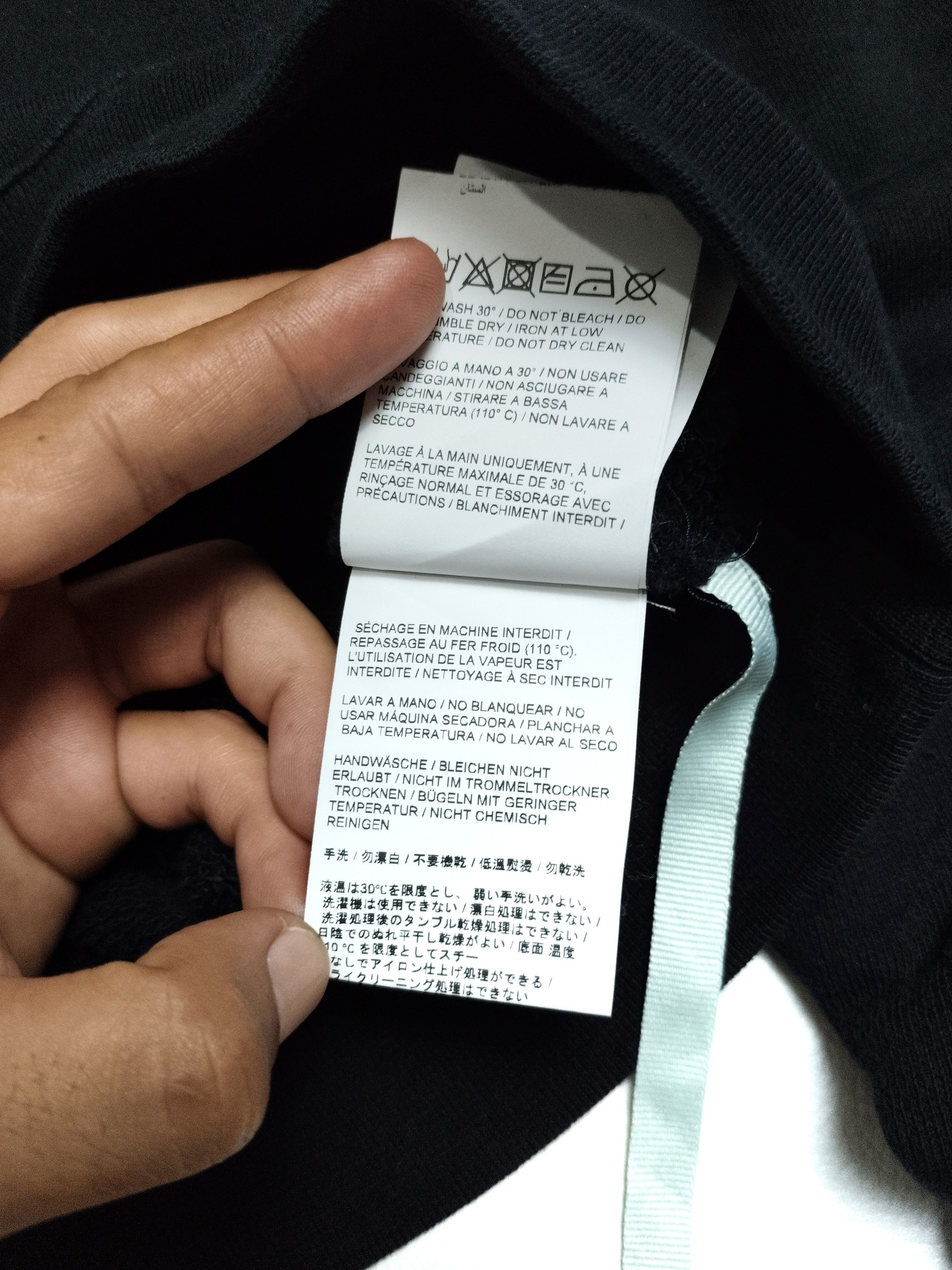 Off-White Off White Loose Flowers Printing Black Sweatshirt Size M / US 6-8 / IT 42-44 - 19 Thumbnail