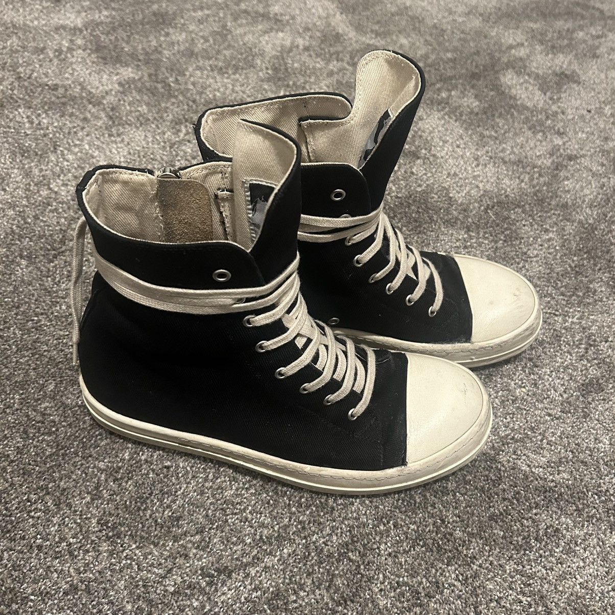 Rick Owen DRKSHDW Canvas Ramones