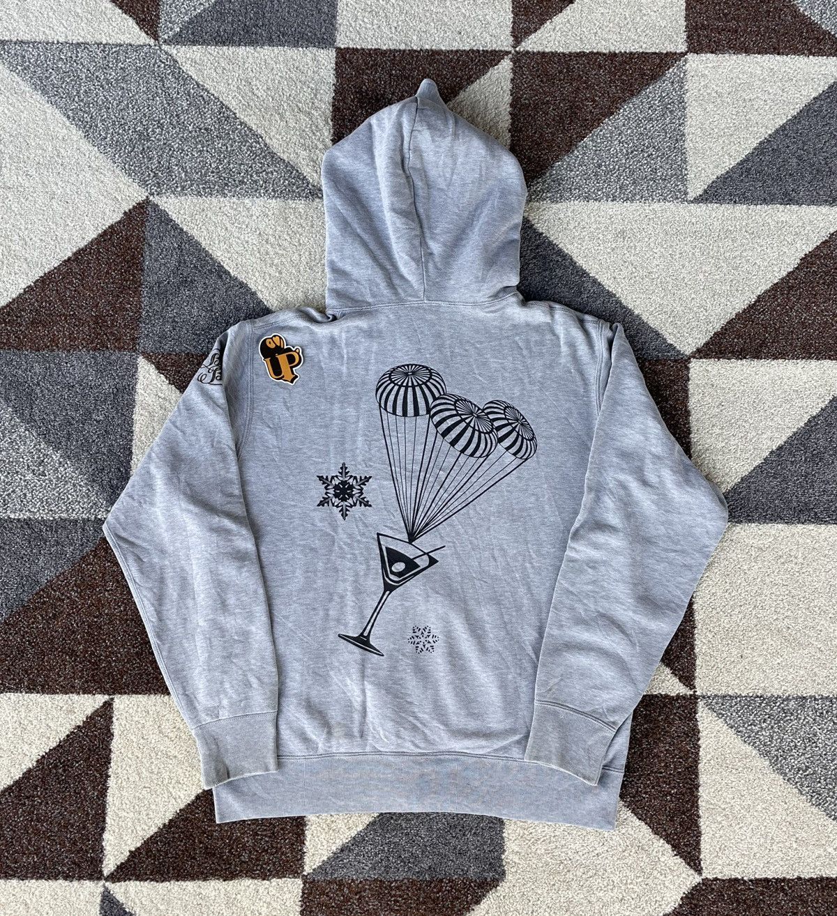 Billionaire Boys Club Season 7 (Autumn/Winter 2008) BBC “Bow Tie zip Hoodie” Grey Size US M / EU 48-50 / 2 - 5 Thumbnail
