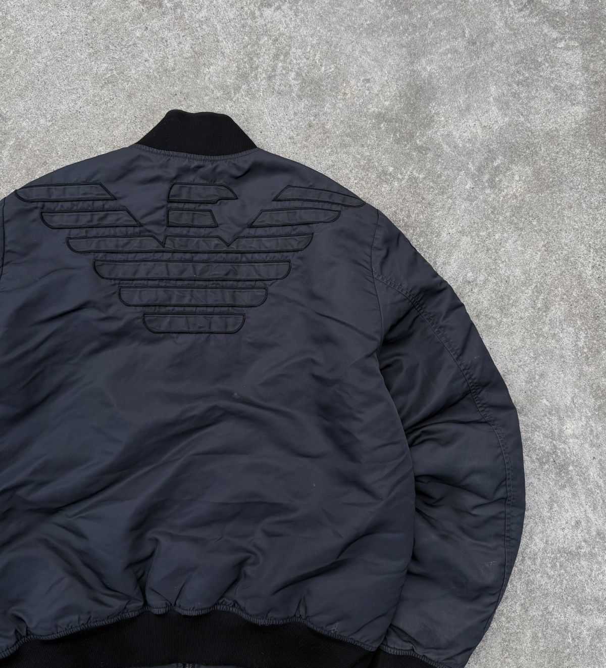 Armani × Vintage Vintage RARE Armani Y2K streetwear avantgarde luxury bomber Size US M / EU 48-50 / 2 - 4 Thumbnail