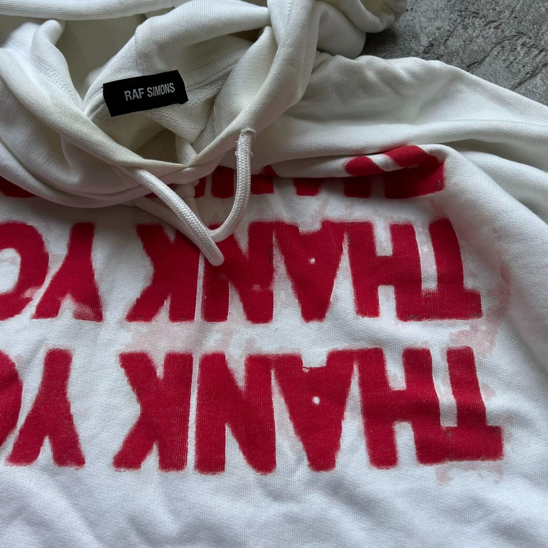 Raf Simons Raf Simons Raf Simons thank you���hoodie-2507 Size US M / EU 48-50 / 2 - 3 Thumbnail