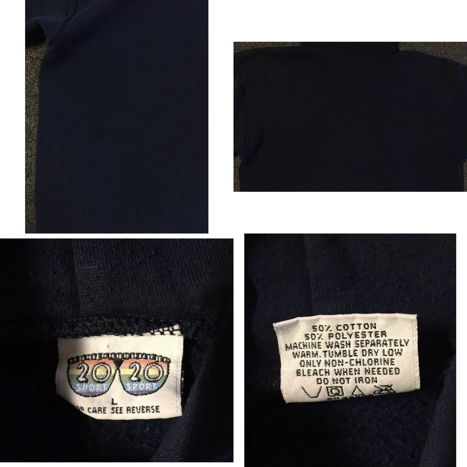 Vintage VINTAGE Georgetown University Hoodie M Blue 90s Distressed College Pullover Sweatshirt Mens Size US M / EU 48-50 / 2 - 10 Thumbnail