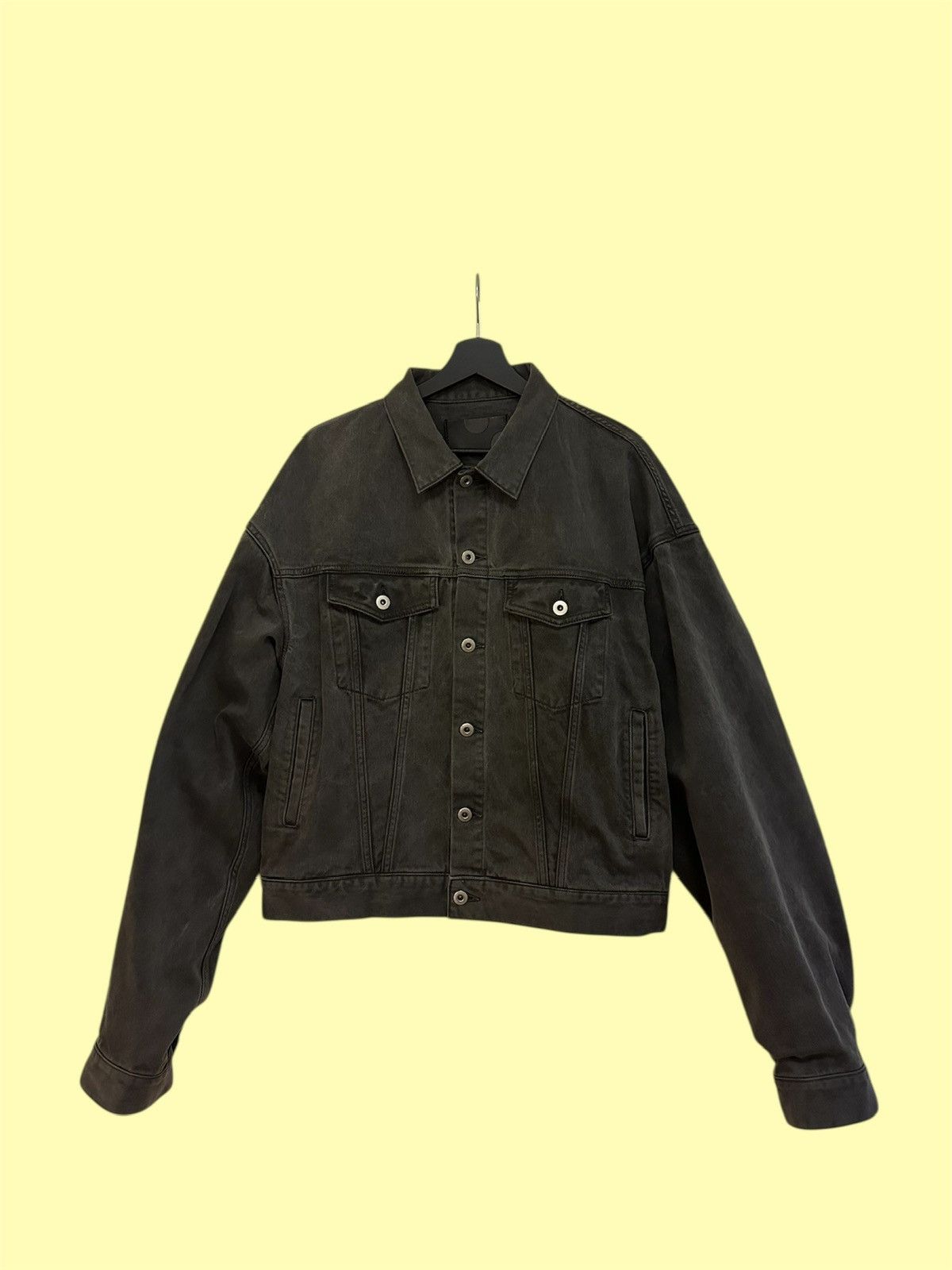 Vuja De Vuja De Kirk heavy work jacket in canvas nappa leather