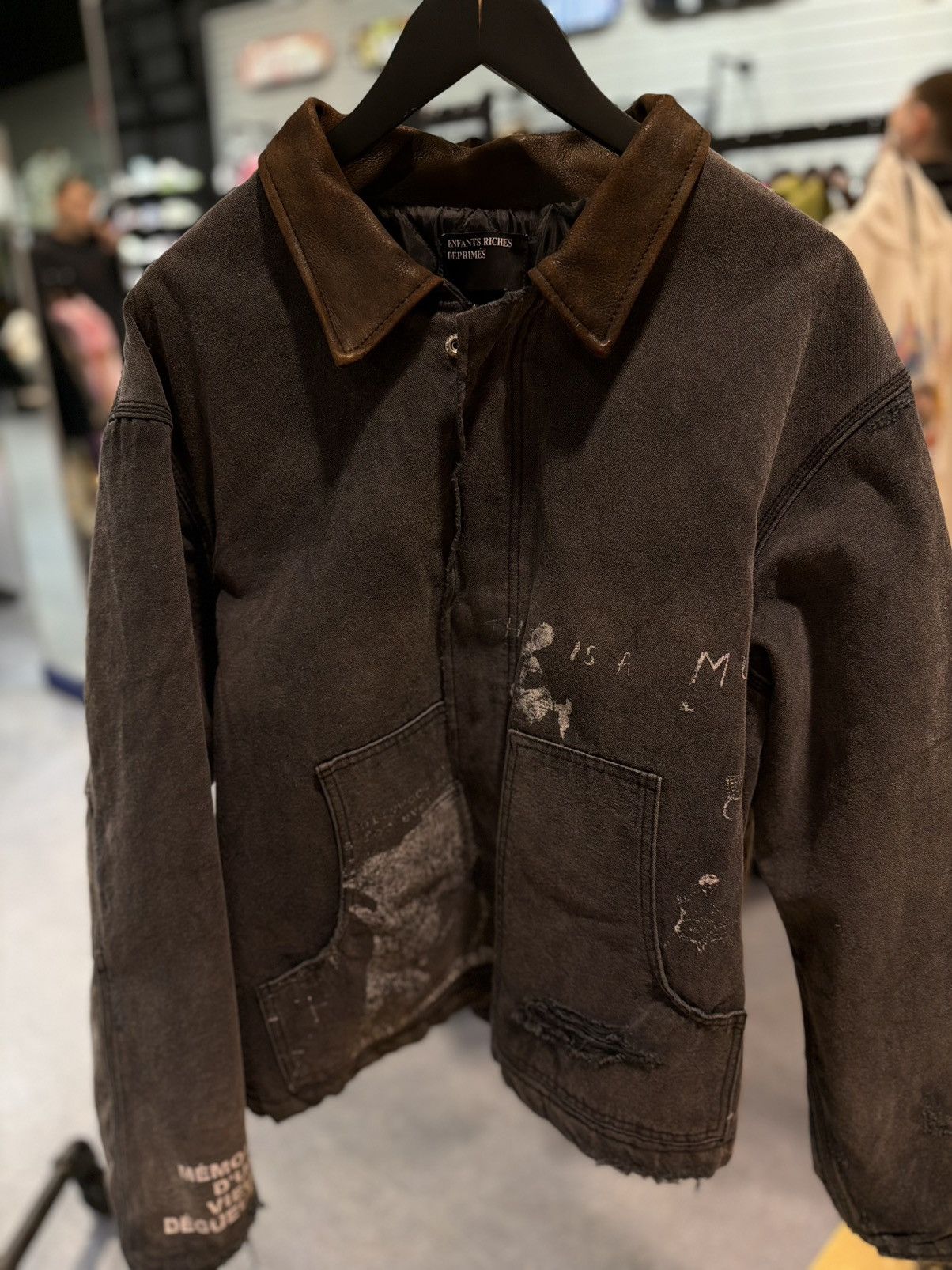Enfants Riches Deprimes Enfants Riches Deprimes - Distressed Denim Jacket (XL) ERD Size US XL / EU 56 / 4 - 9 Thumbnail