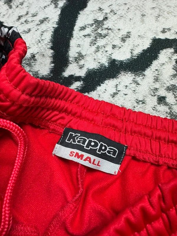 Kappa Kappa tracksuit pants with stripes red black S Size US 28 / EU 44 - 5 Thumbnail