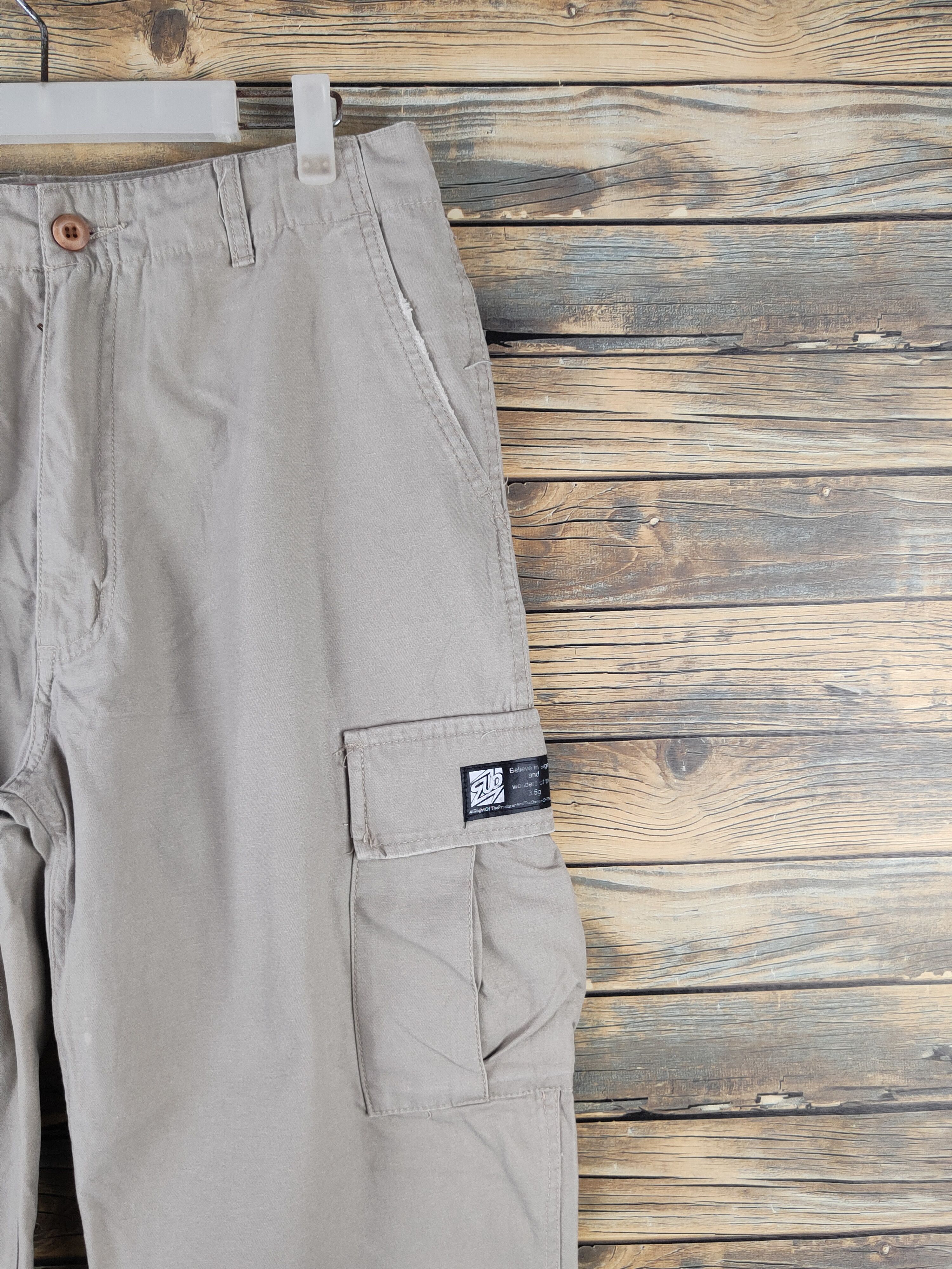 Japanese Brand DL Rub Beige Multipocket Tactical Cargo Pants #1960 Size US 32 / EU 48 - 6 Thumbnail