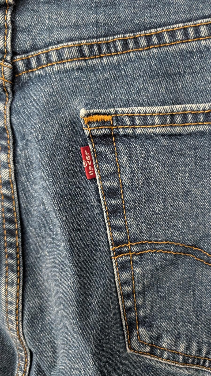 Levi's Levi’s 505 Regular Fit Jeans Men’s W36 L29 Blue Straight Leg Size US 36 / EU 52 - 3 Thumbnail