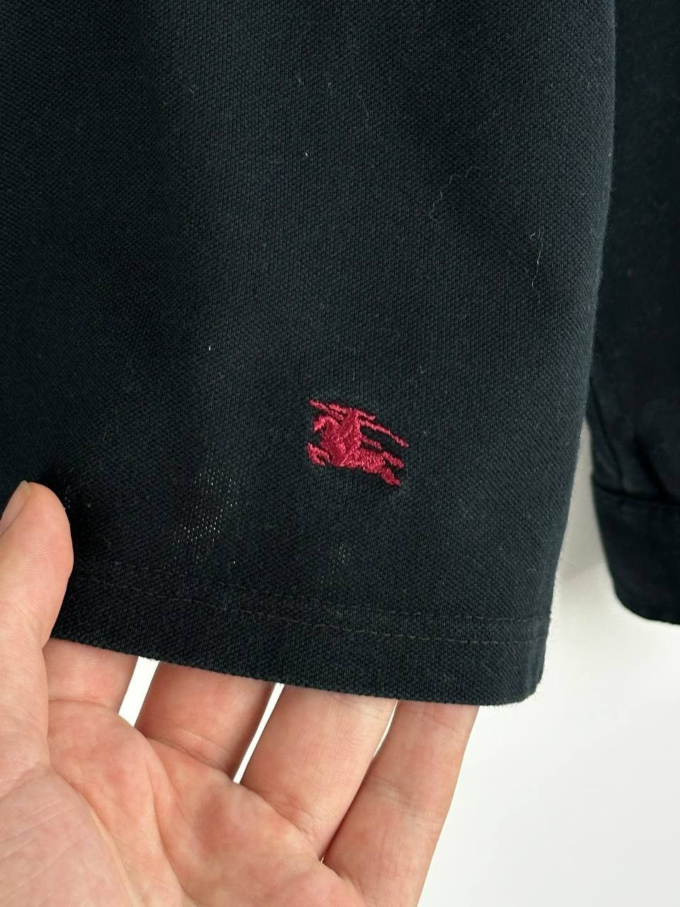 Burberry × Vintage Burberry Long Sleeve Rugby Polo Shirt Size L / US 10 / IT 46 - 5 Thumbnail
