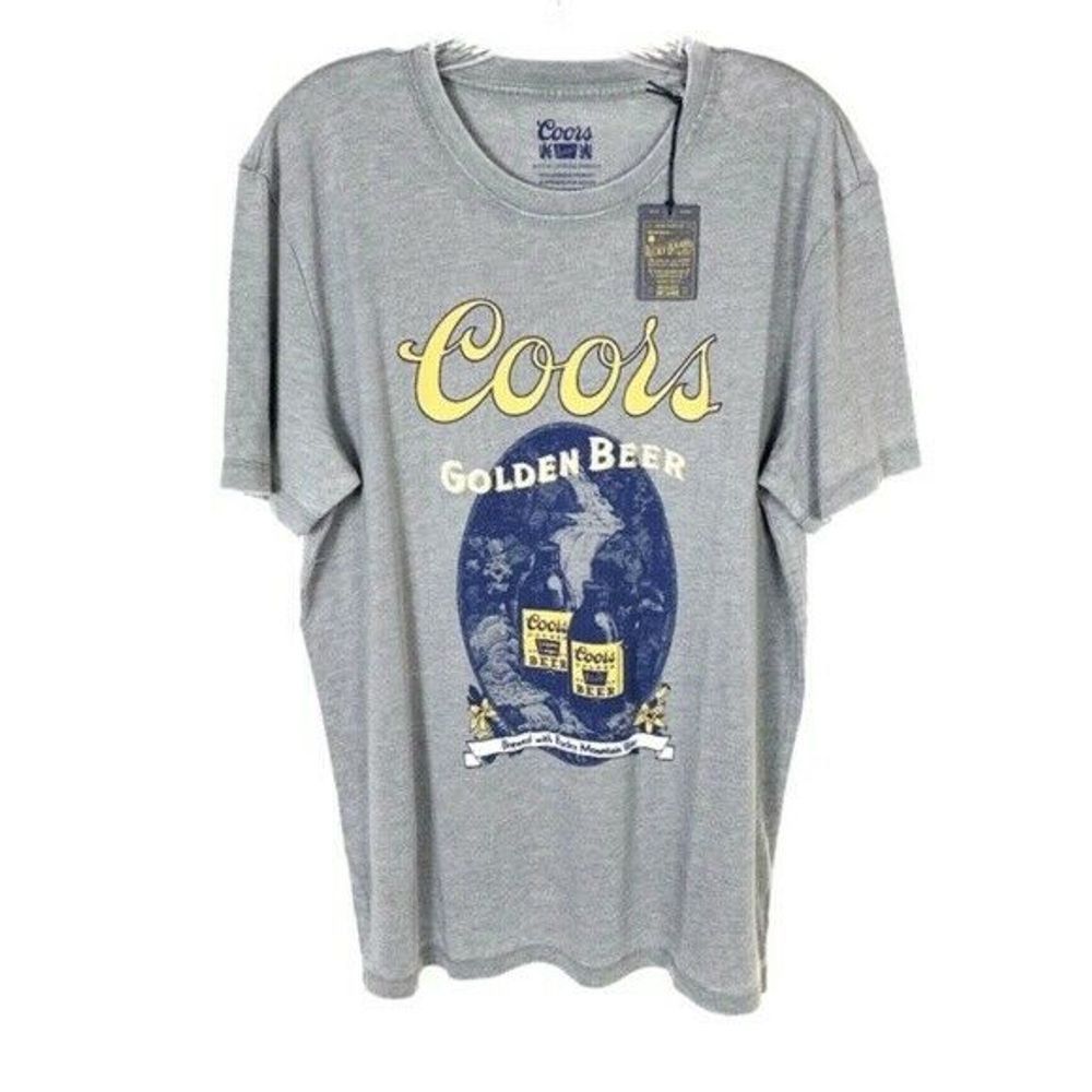 Lucky Brand Lucky Brand M Gray Coors Golden Beer 50/50 Tee T shirt Gray Size US M / EU 48-50 / 2 - 1 Thumbnail