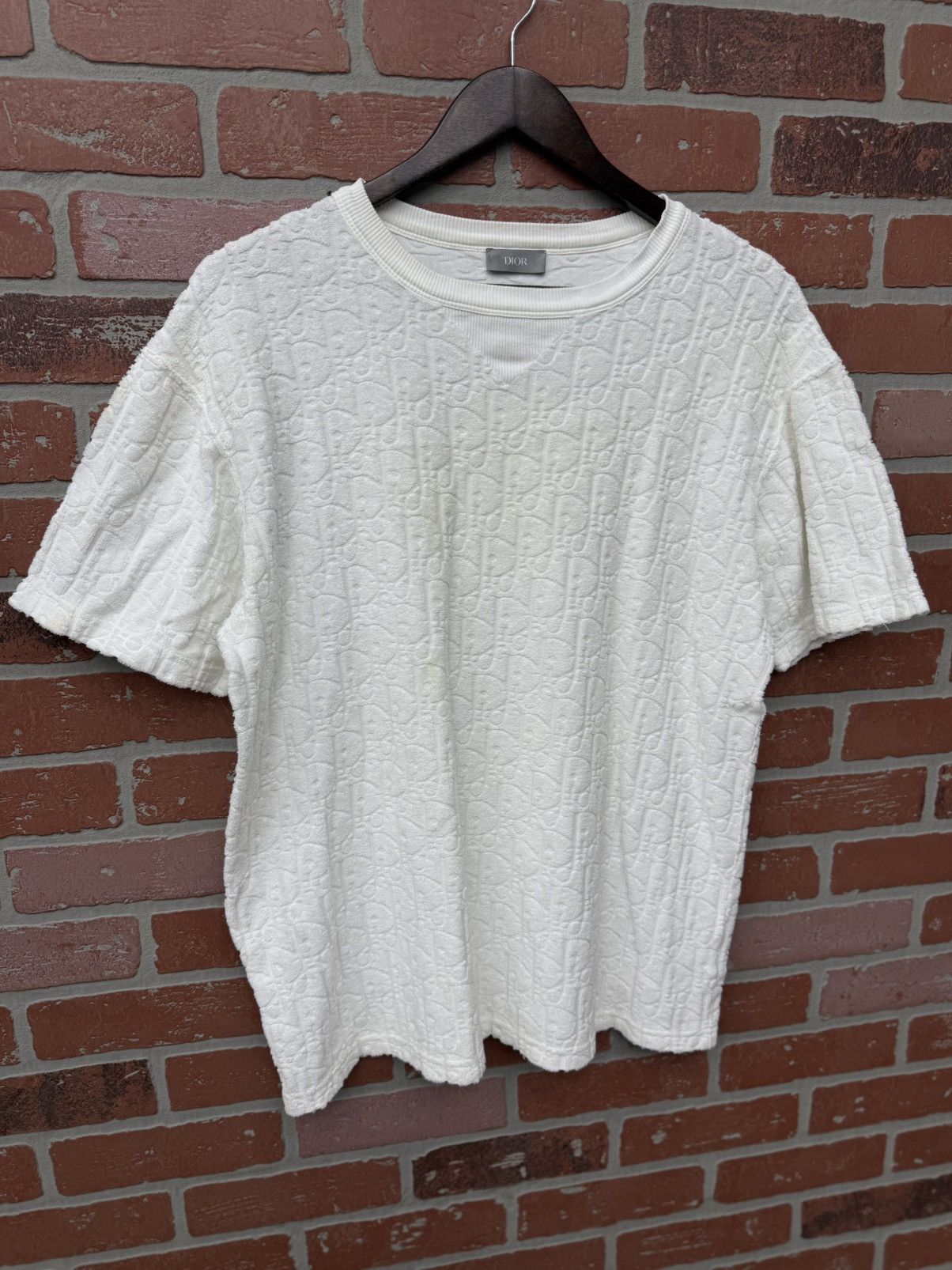 Dior Dior Oblique White Exlusive Color Tee Shirt Size Small Size US S / EU 44-46 / 1 - 1 Thumbnail