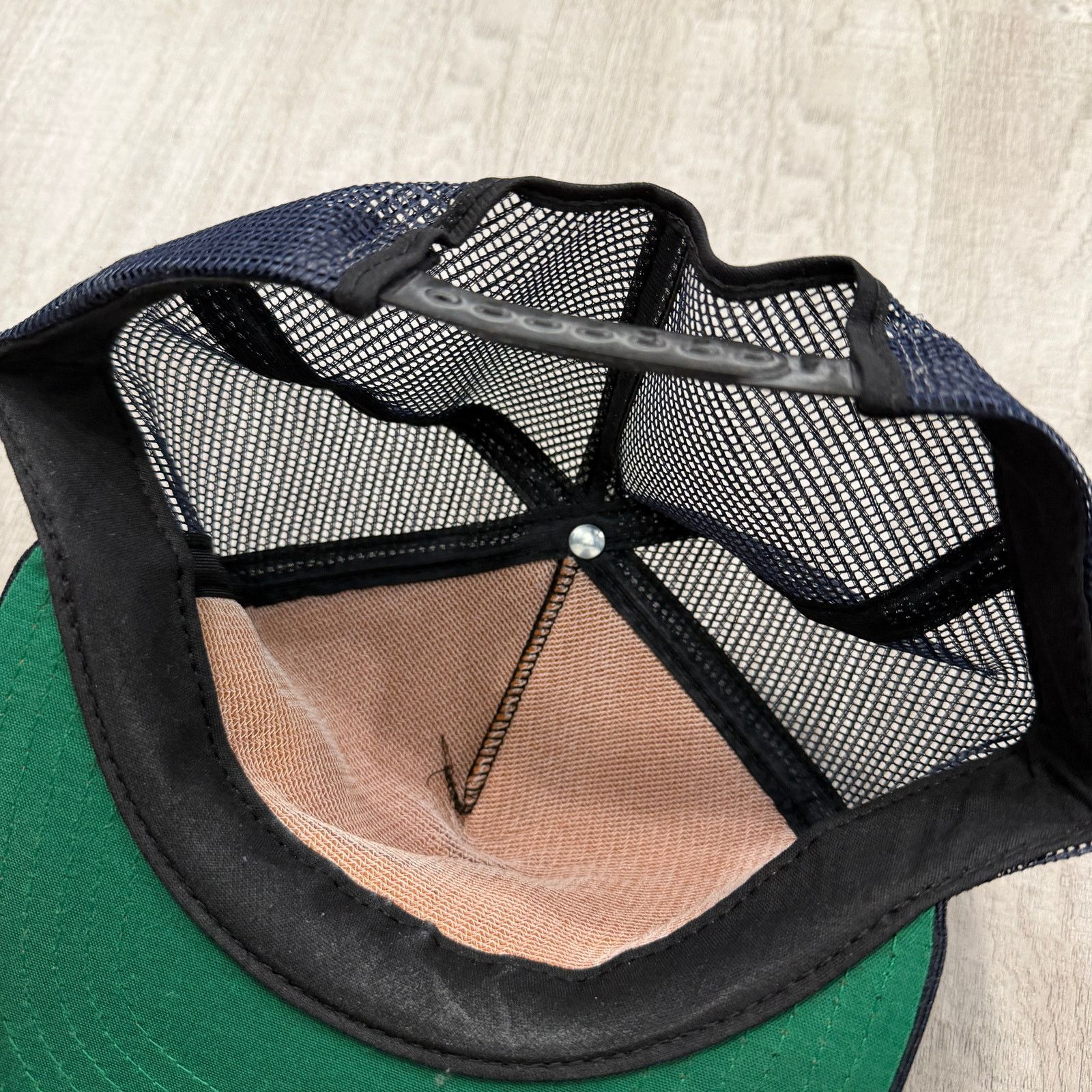 Vintage Vintage East Lansing Football Snapback Hat Blue 1995 Mesh Size ONE SIZE - 5 Thumbnail
