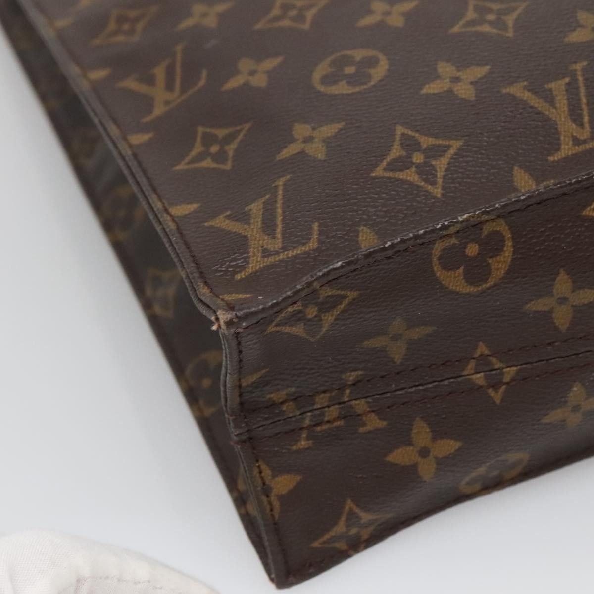 Louis Vuitton LOUIS VUITTON Monogram Sac Plat Hand Bag M51140 Size ONE SIZE - 11 Thumbnail