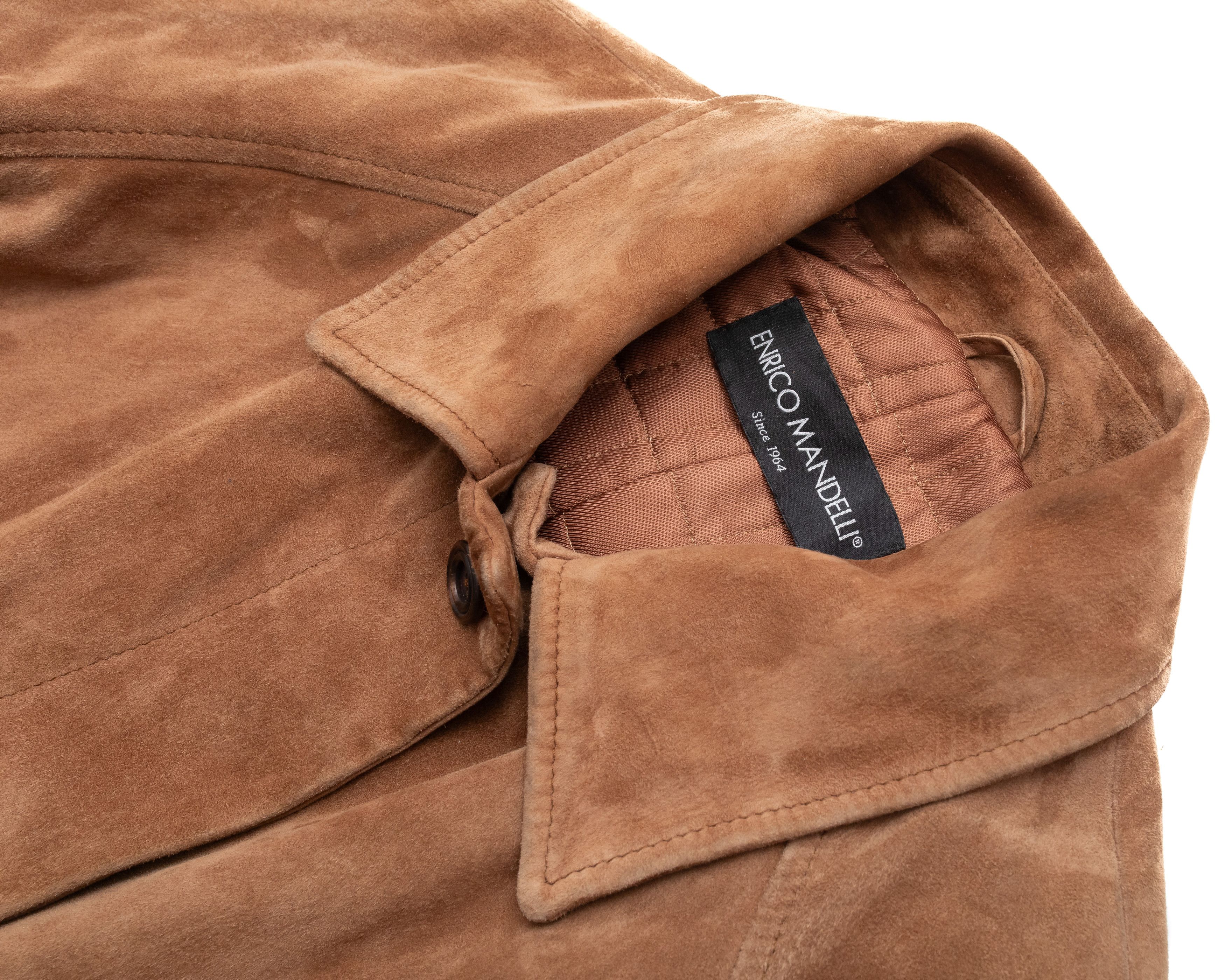 Mandelli ENRICO MANDELLI 2,7k$ Suede Coat Size M / US 6-8 / IT 42-44 - 5 Thumbnail