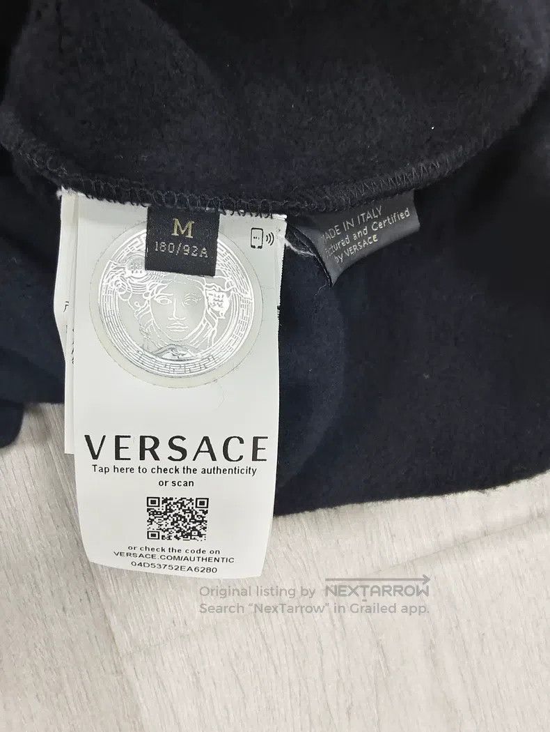 Versace Versace Embroidered fleece sweatshirt Size US M / EU 48-50 / 2 - 4 Thumbnail