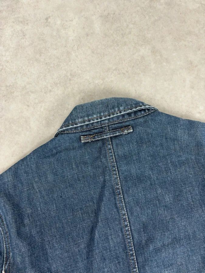 Prada 2000s Prada Blue Rock Denim Jacket Size US M / EU 48-50 / 2 - 6 Thumbnail