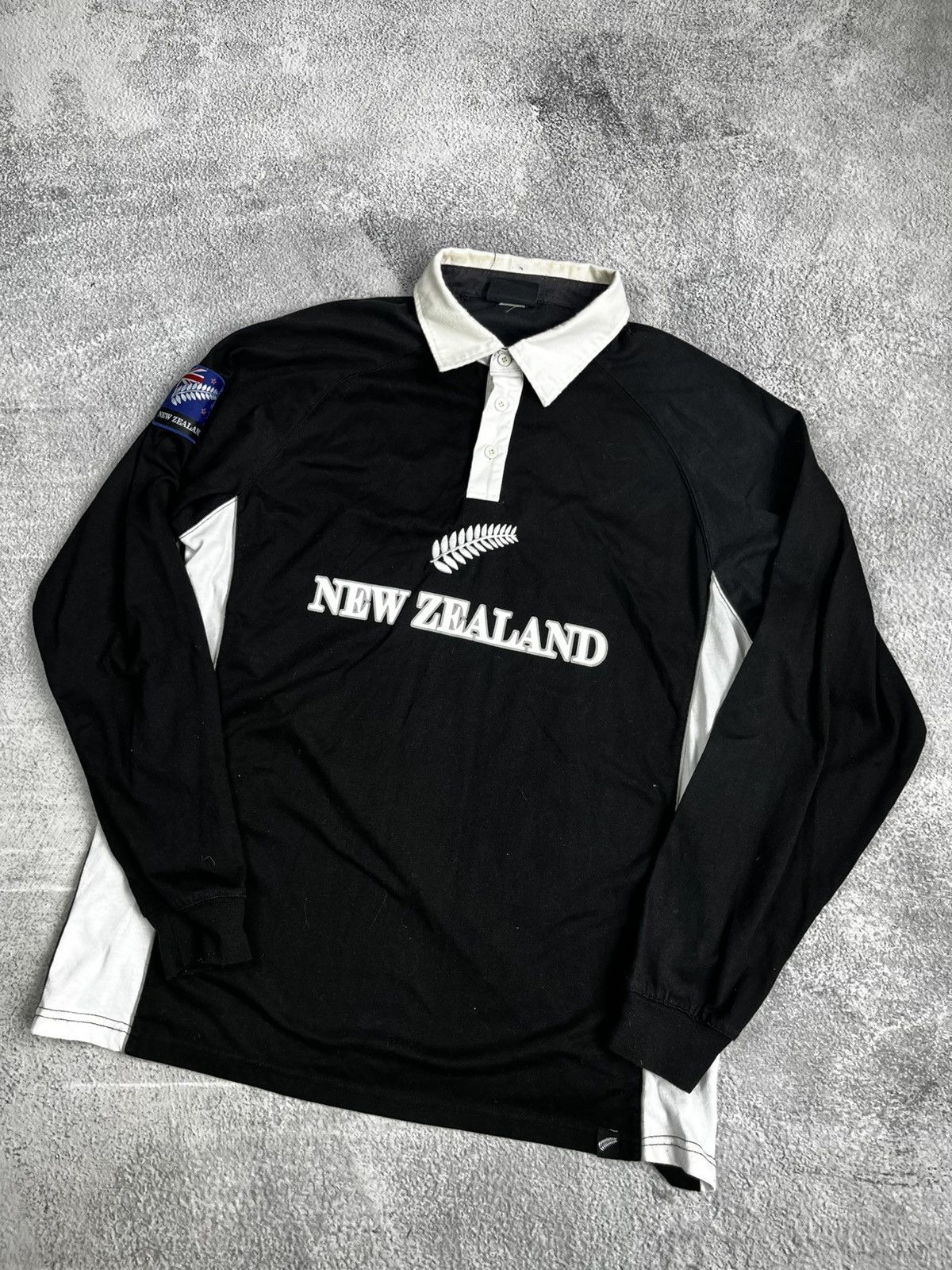 Rugby Ralph Lauren ALL BLACKS OF NEW ZEALAND 2003 RUGBY JERSEY LONGSLEEVE Size US XL / EU 56 / 4 - 2 Thumbnail