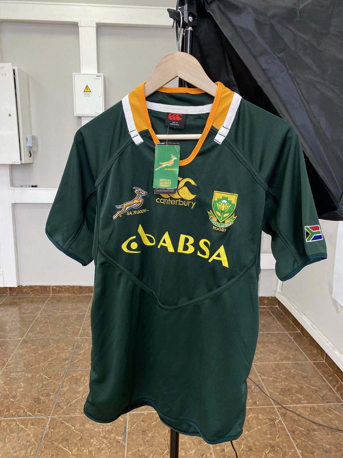 Canterbury of New Zealand 🇿🇦 Vintage Canterbury Sa Rugby South Africa Jersey Football Size US M / EU 48-50 / 2 - 1 Thumbnail