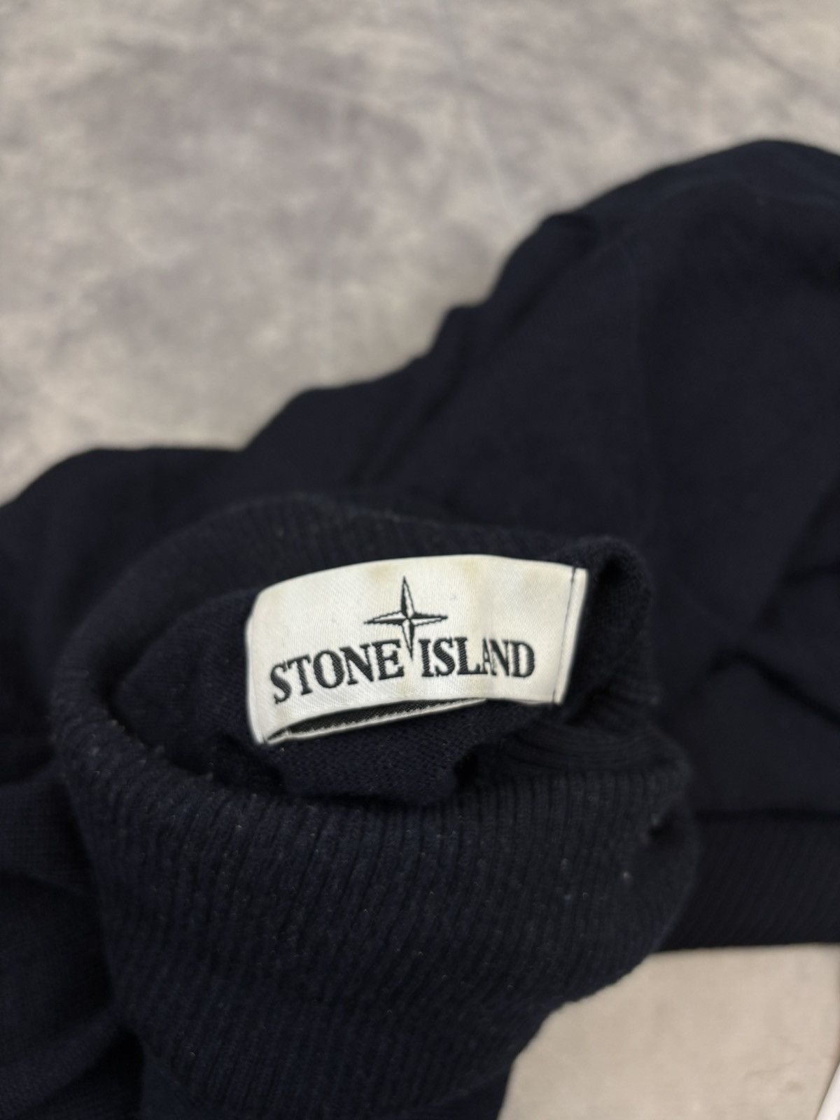 Designer × Stone Island Stone Island Sweater Knit Turtle Neck Casual Designer Drill Size US XL / EU 56 / 4 - 4 Thumbnail