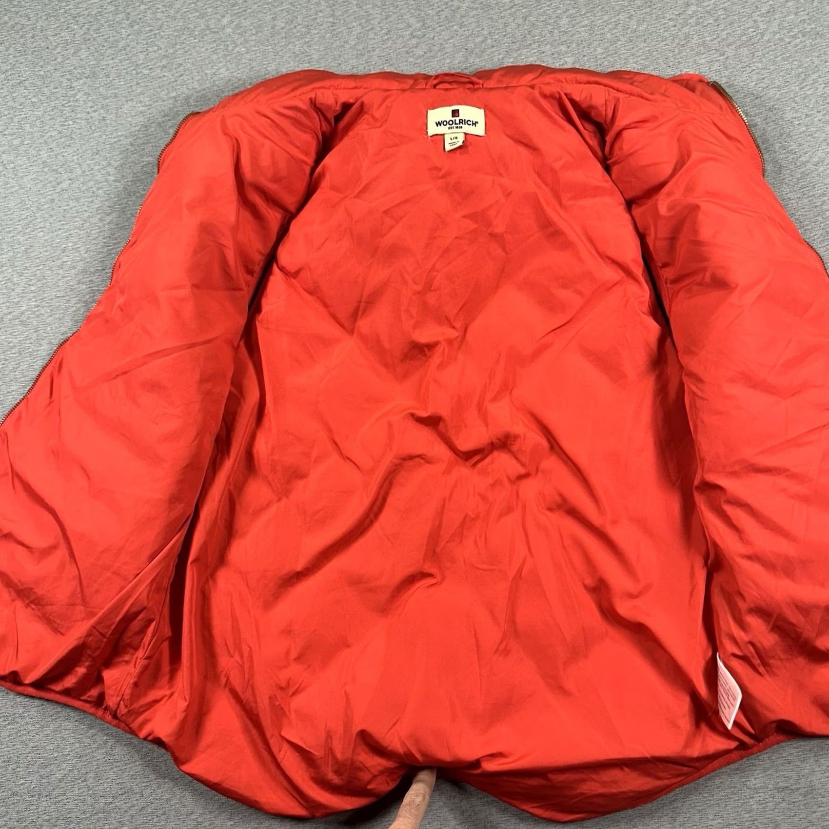 Vintage Woolrich Vest Quilted Puffer Red L Down Zip Womens Size L / US 10 / IT 46 - 5 Thumbnail