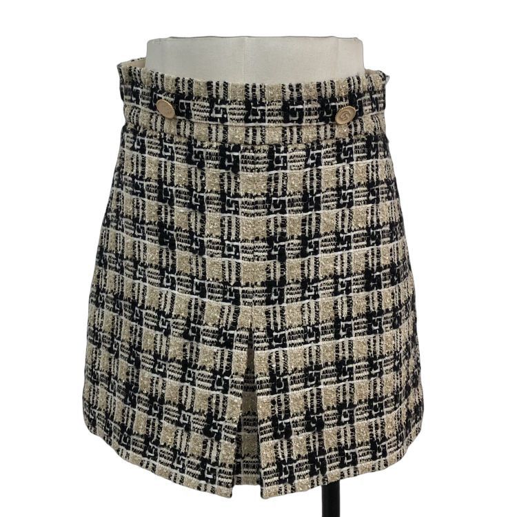 Gucci Gucci Tweed Mini Skirt Size 40 Size 27" / US 4 / IT 40 - 1 Thumbnail