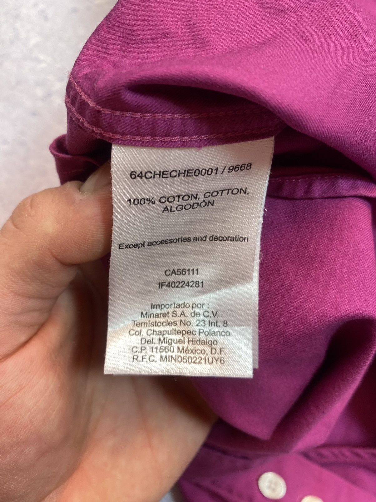 Eden Park Eden Park Men’s Pink Shirt Size Large Size US L / EU 52-54 / 3 - 14 Thumbnail