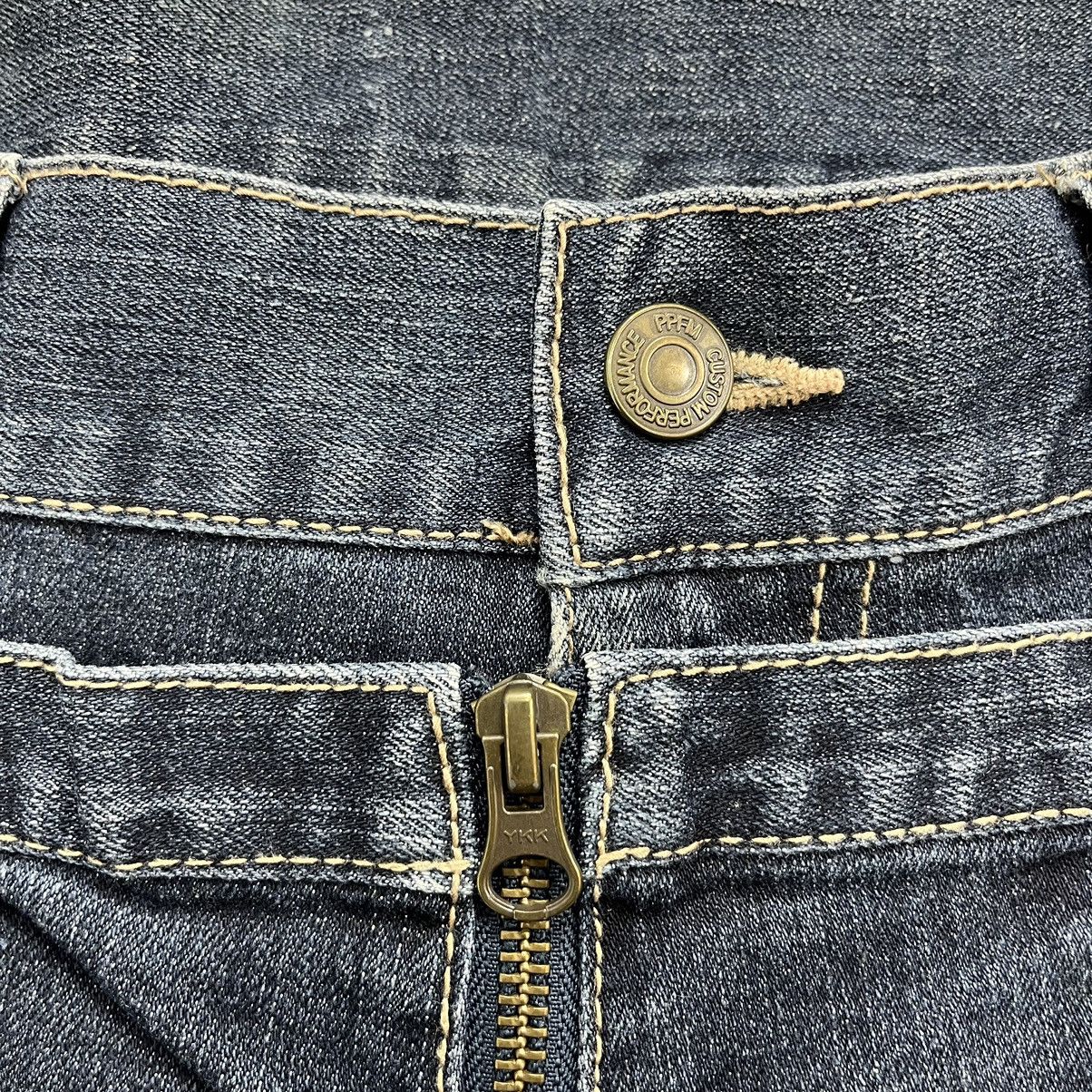 If Six Was Nine × Japanese Brand × PPFM Vintage PPFM Double Waist Hybird Flowers Jeans Size US 30 / EU 46 - 8 Thumbnail