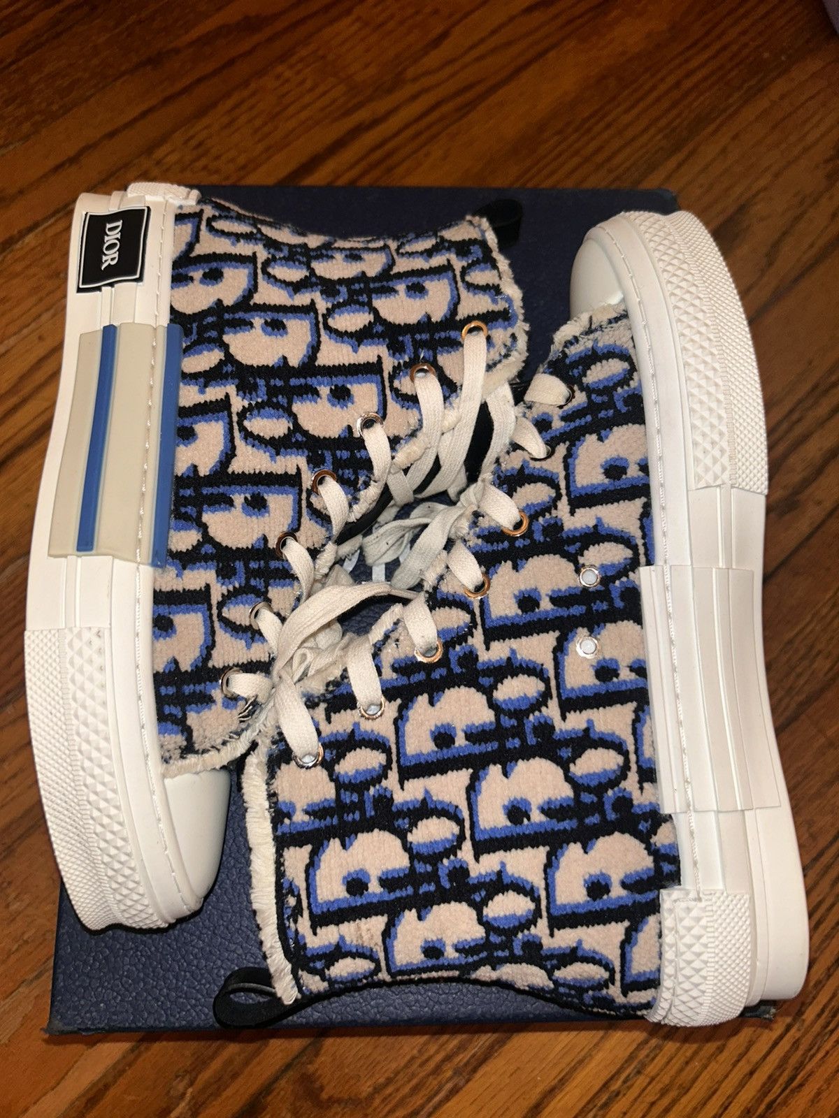 Dior Dior B23 High Beige Black Navy tapestry Size US 6 / EU 39 - 1 Thumbnail