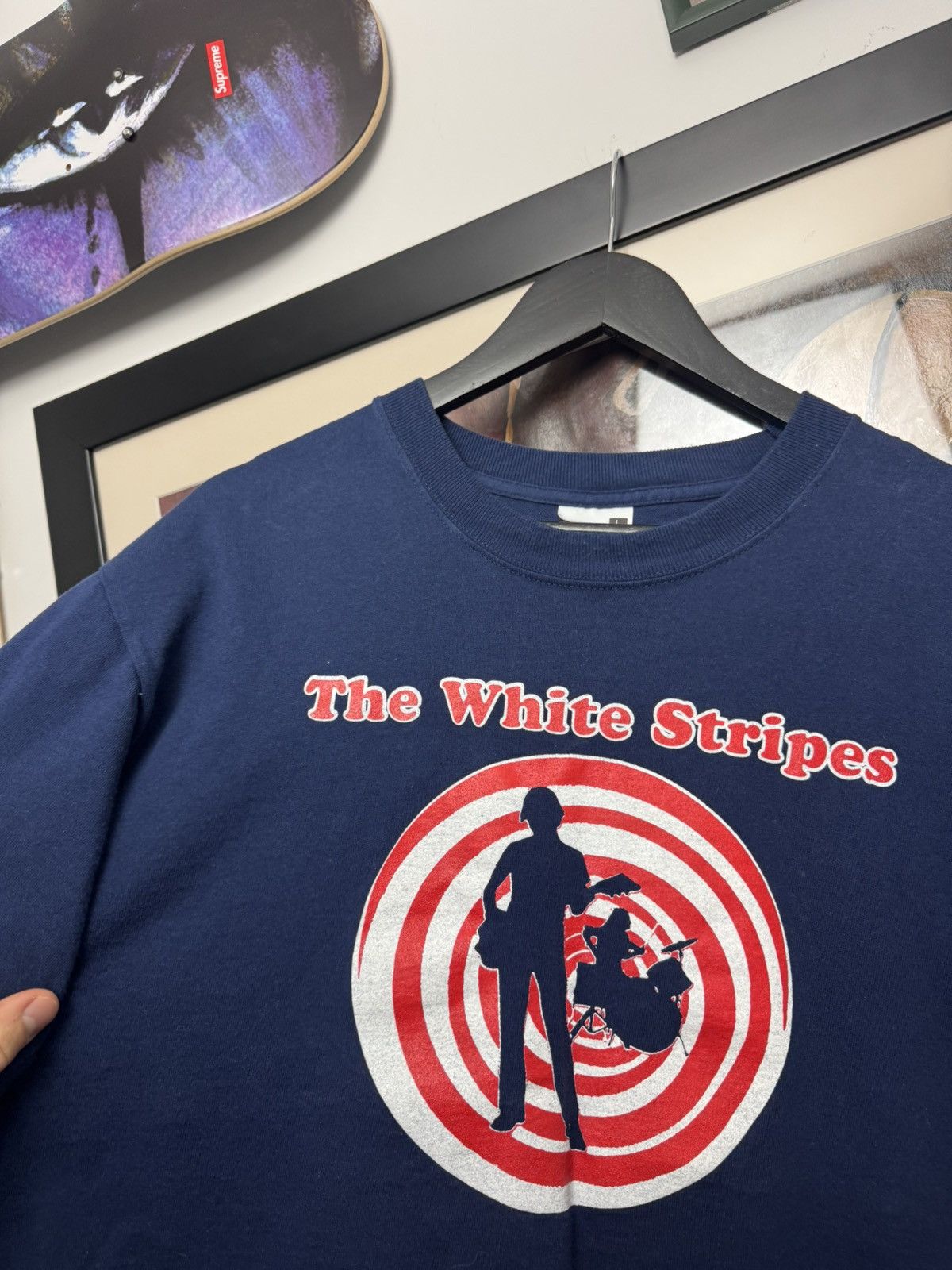 Vintage Vintage 2003 The White Stripes Elephant Promo Tee Rock Band Size US L / EU 52-54 / 3 - 2 Thumbnail