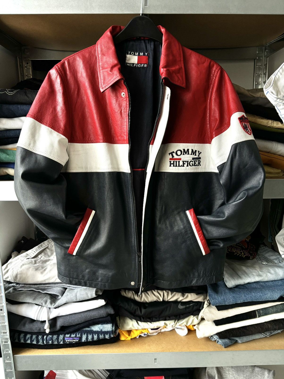 Vintage Tommy Hilfiger Leather Jacket