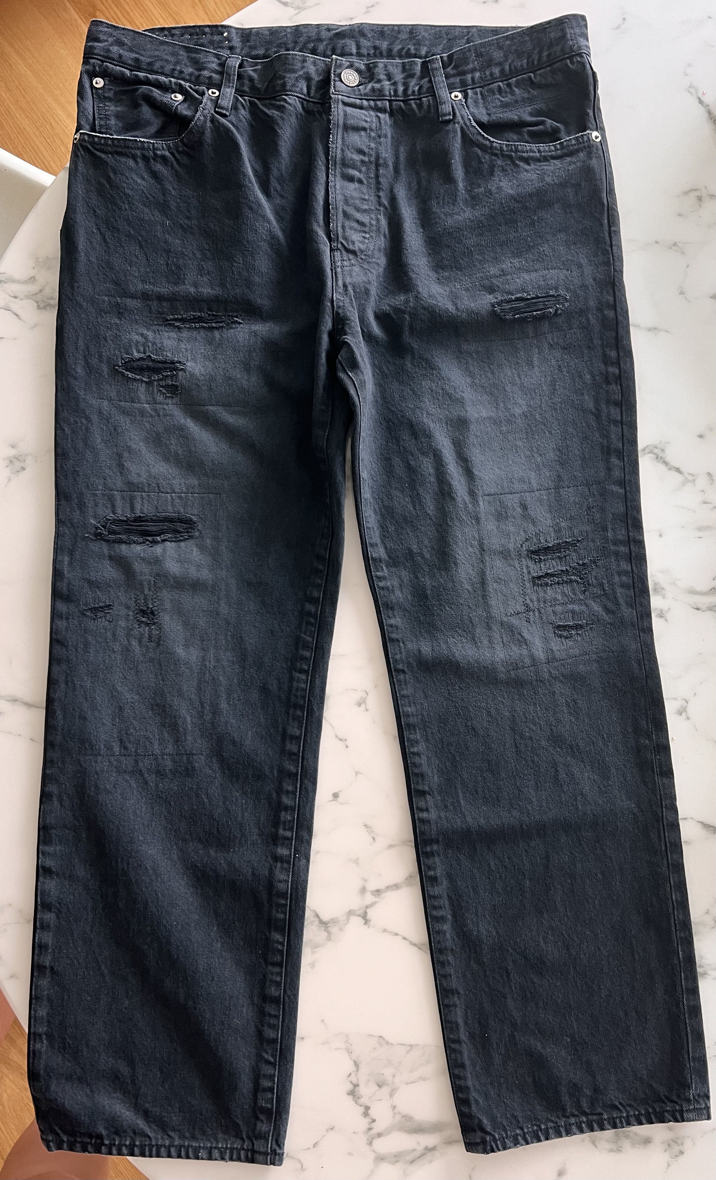 Visvim ICT SOCIAL SCULPTURE 10 - CMYK black denim W38 L30 | Grailed