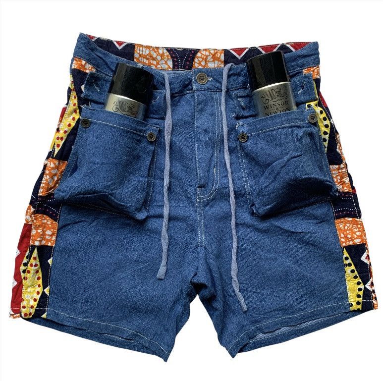 Japanese Brand 🔥unique and rare 🔥Amina multi pocket monkey denim pants Size US 33 - 5 Thumbnail