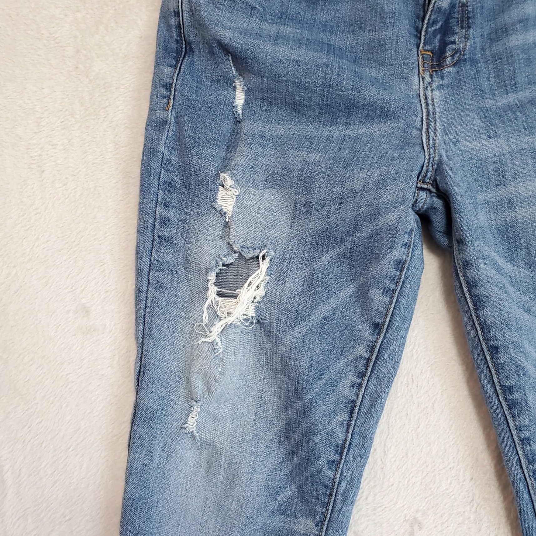 Pistola PISTOLA Jeans Women 29 Blue Mid Rise Tapered Ankle Distressed Released Hem Denim Size 29" - 7 Thumbnail